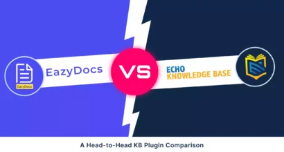 EazyDocs vs Echo Knowledgebase A Head-to-Head KB Plugin Comparison