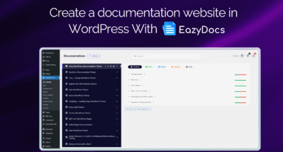 Create documentation website
